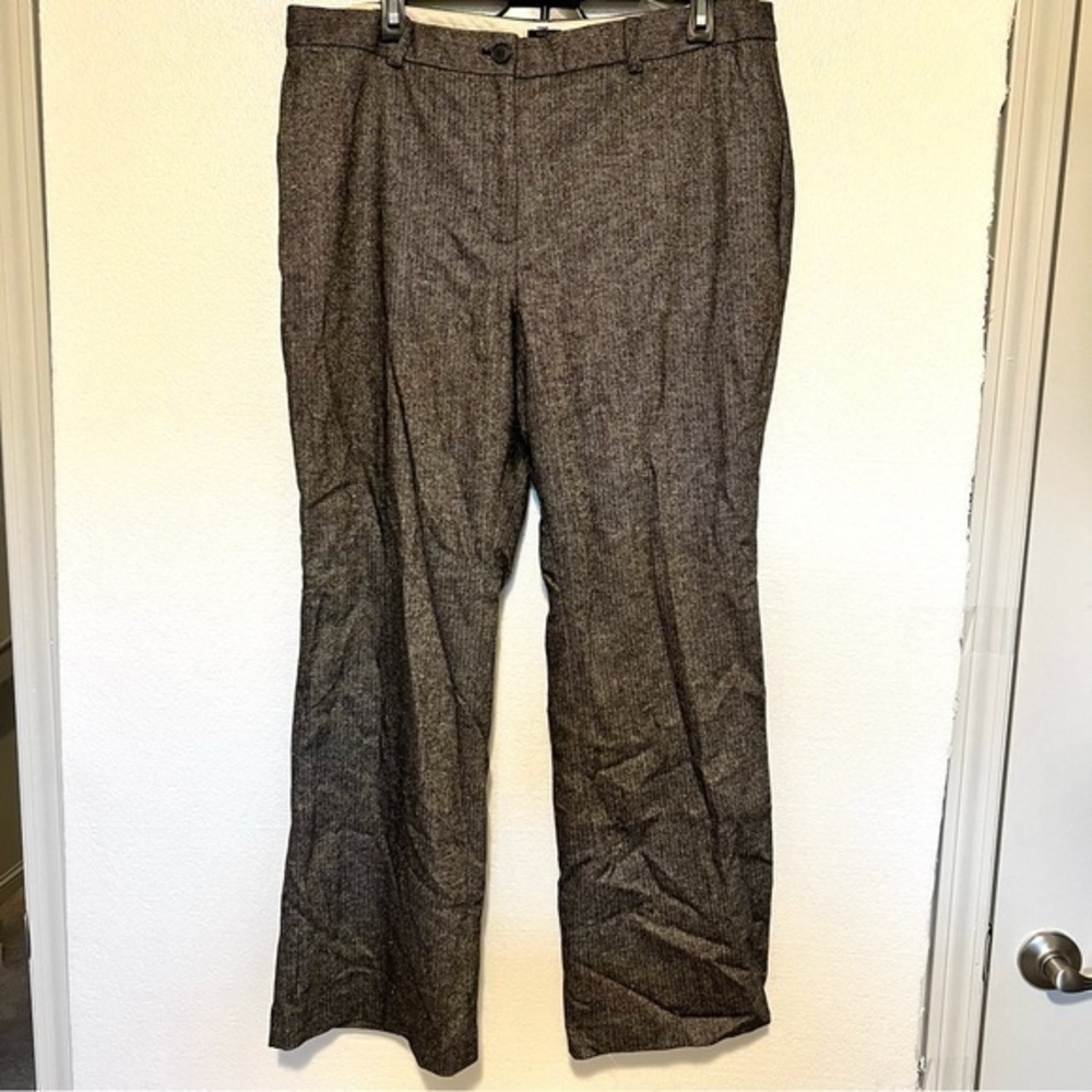Talbots Raleigh dark pecan petites pants womens size 16P
